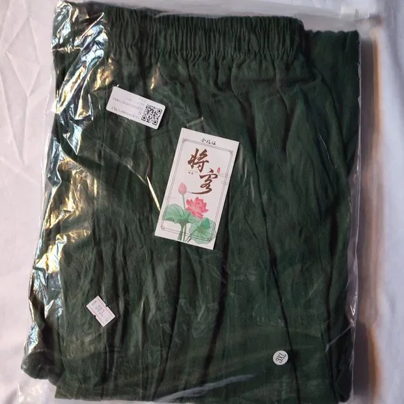 Utoimkio Women's Linen Harem Pants - Picture 7 of 9